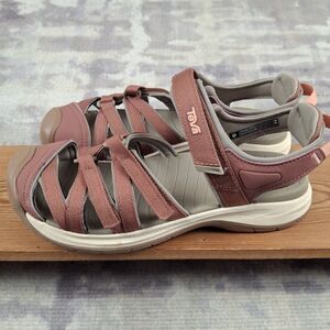 Teva Tirra Sport CT Mahogany Closed Toe Hiking Sandals Women's Size 9 S/N...